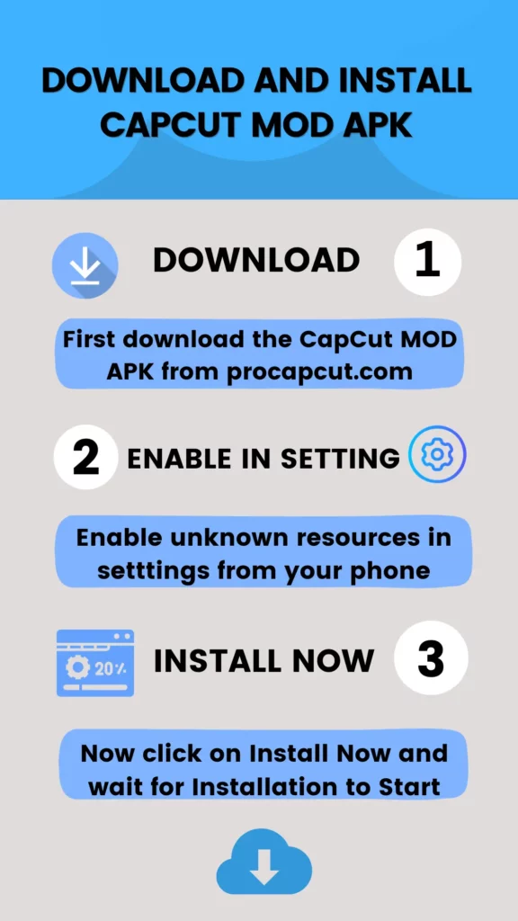 Download and Install CapCut MOD APK