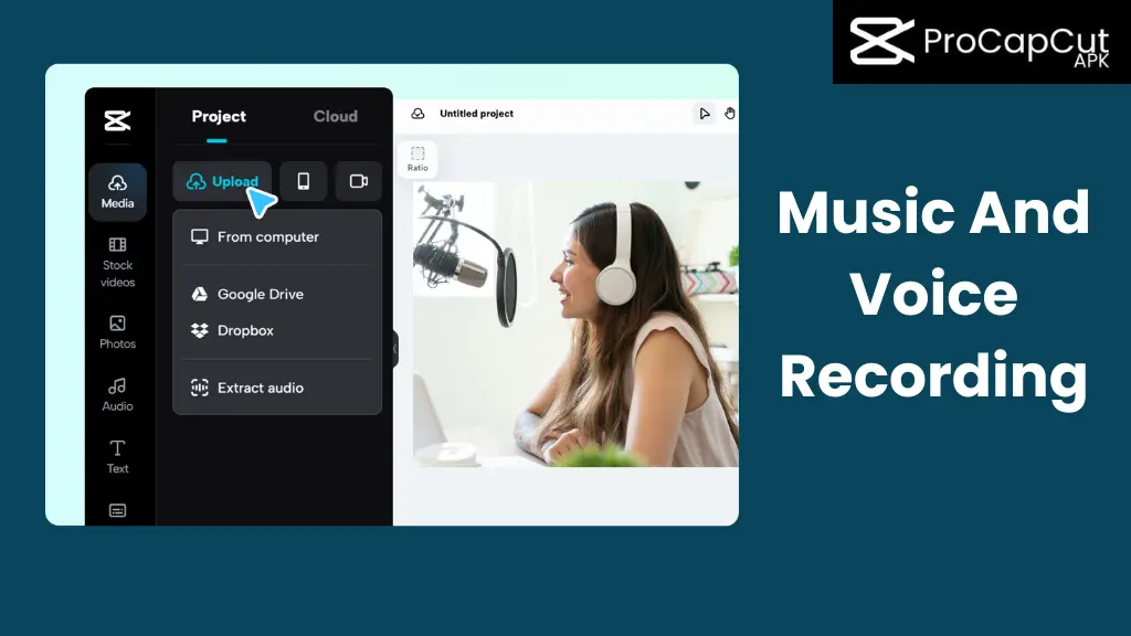 Music and Voice Recording in CapCut iOS